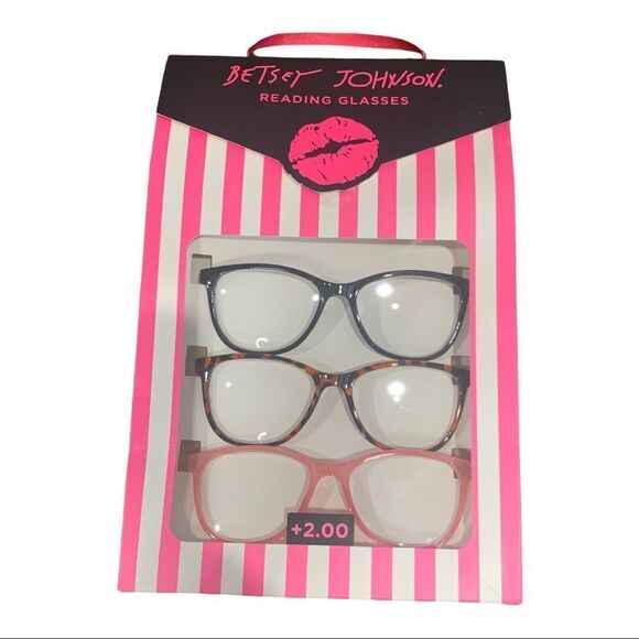Betsey Johnson Accessories - Betsey Johnson Reading Glasses +2.00
